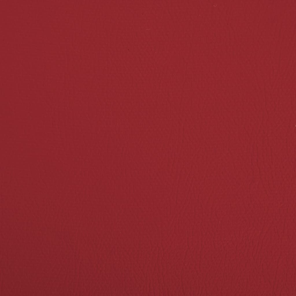 Panca Portaoggetti Pieghevole Rosso Vino in PVC 338800