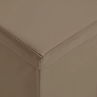 Panca Portaoggetti Pieghevole Cappuccino in PVC 338801