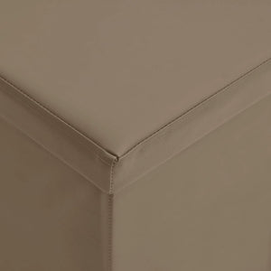 Panca Portaoggetti Pieghevole Cappuccino in PVC 338801