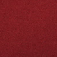 Cassapanca Pieghevole Rosso Vino 76x38x38 cm in Simil Lino cod mxl 39265