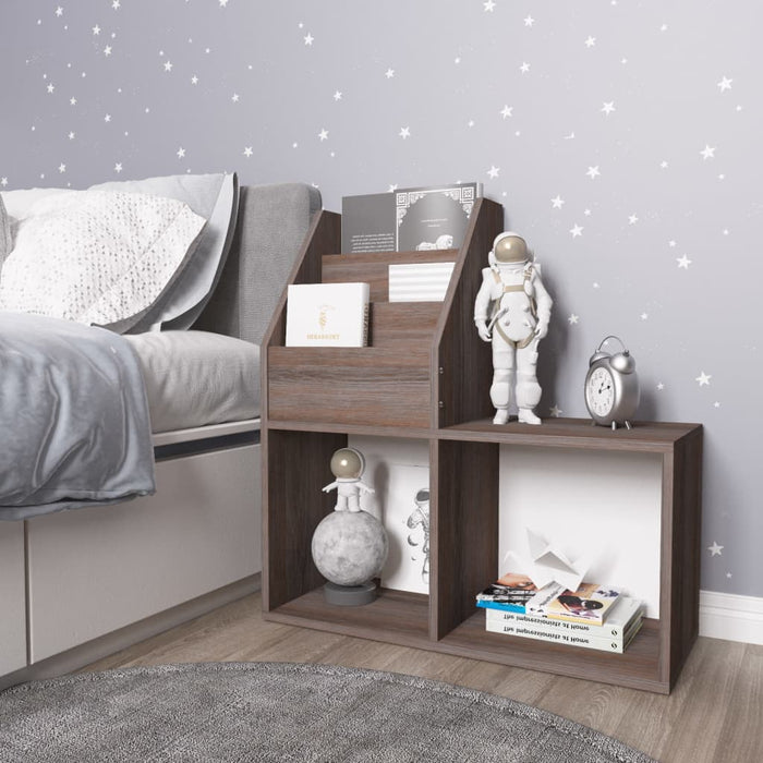 Portariviste Bimbi Grigio Rovere Sonoma 71x30x78,5 Multistrato 339519