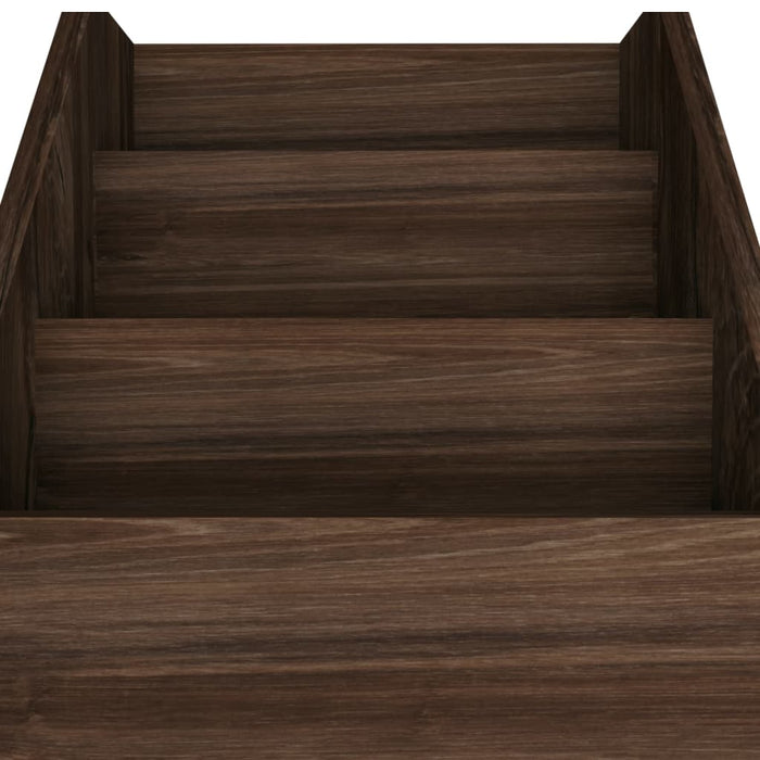Portariviste Bambini Rovere Fumo 71x30x78,5cm Legno Multistrato 339520