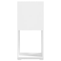 Armadietto Girevole Bianco 34,5x34,5x75,5 cm in Truciolato 339557