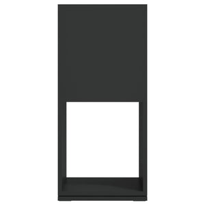 Armadietto Girevole Nero 34,5x34,5x75,5 cm Truciolato 339558