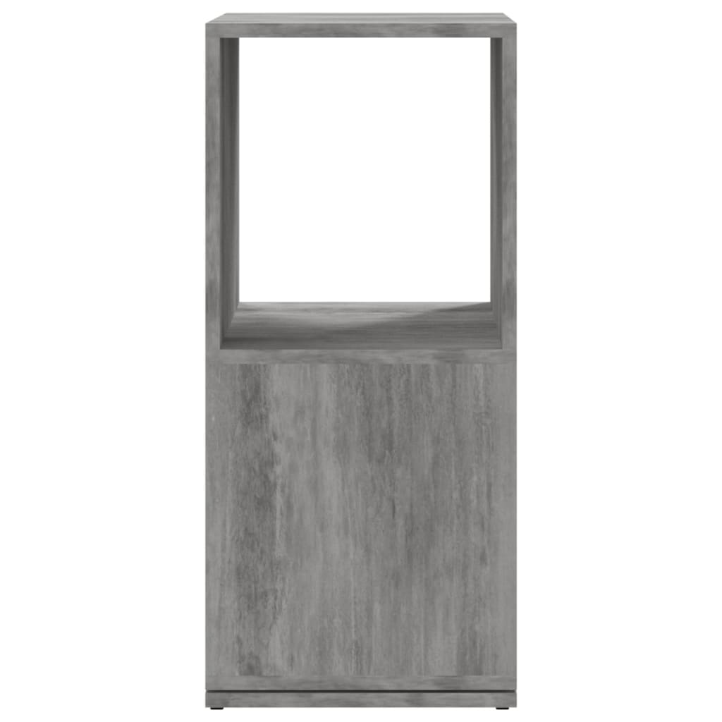 Armadietto Girevole Grigio Cemento 34,5x34,5x75,5cm Truciolato 339559