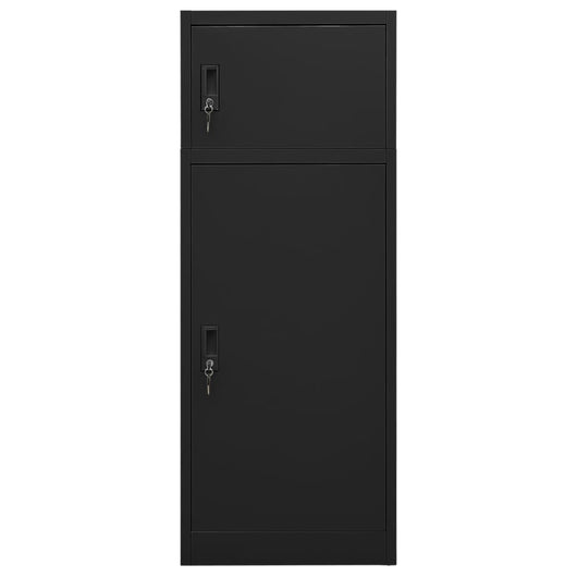 Armadietto per Sella Nero 53x53x140 cm in Acciaio    cod mxl 50161