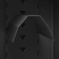 Armadietto per Sella Antracite 53x53x140 cm in Acciaio 339602