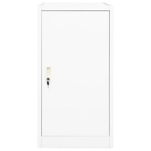 Armadio Porta Sella Bianco 53x53x105 cm in Acciaio 339603