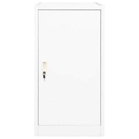 Armadio Porta Sella Bianco 53x53x105 cm in Acciaio 339603