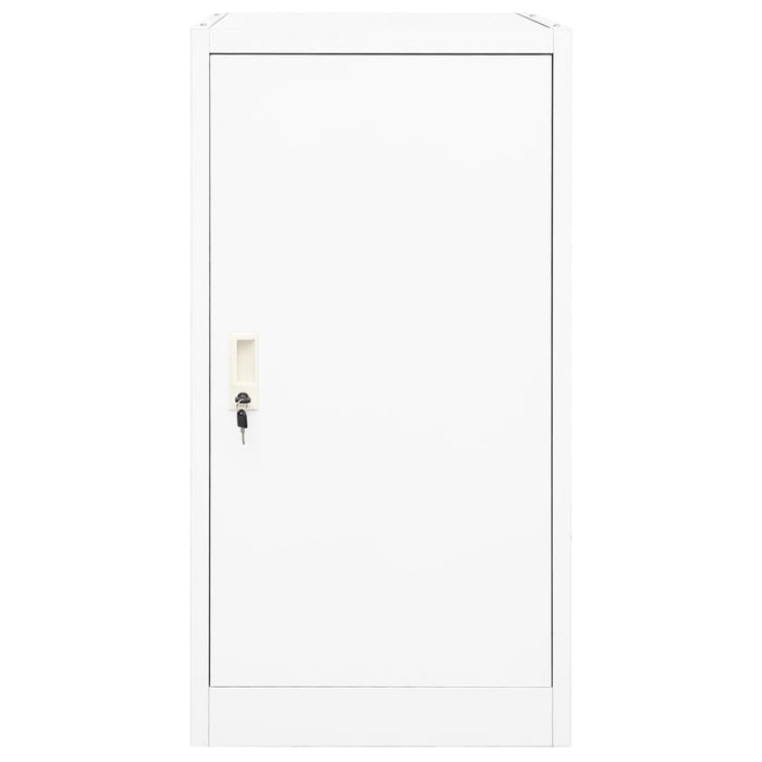 Armadio Porta Sella Bianco 53x53x105 cm in Acciaio 339603