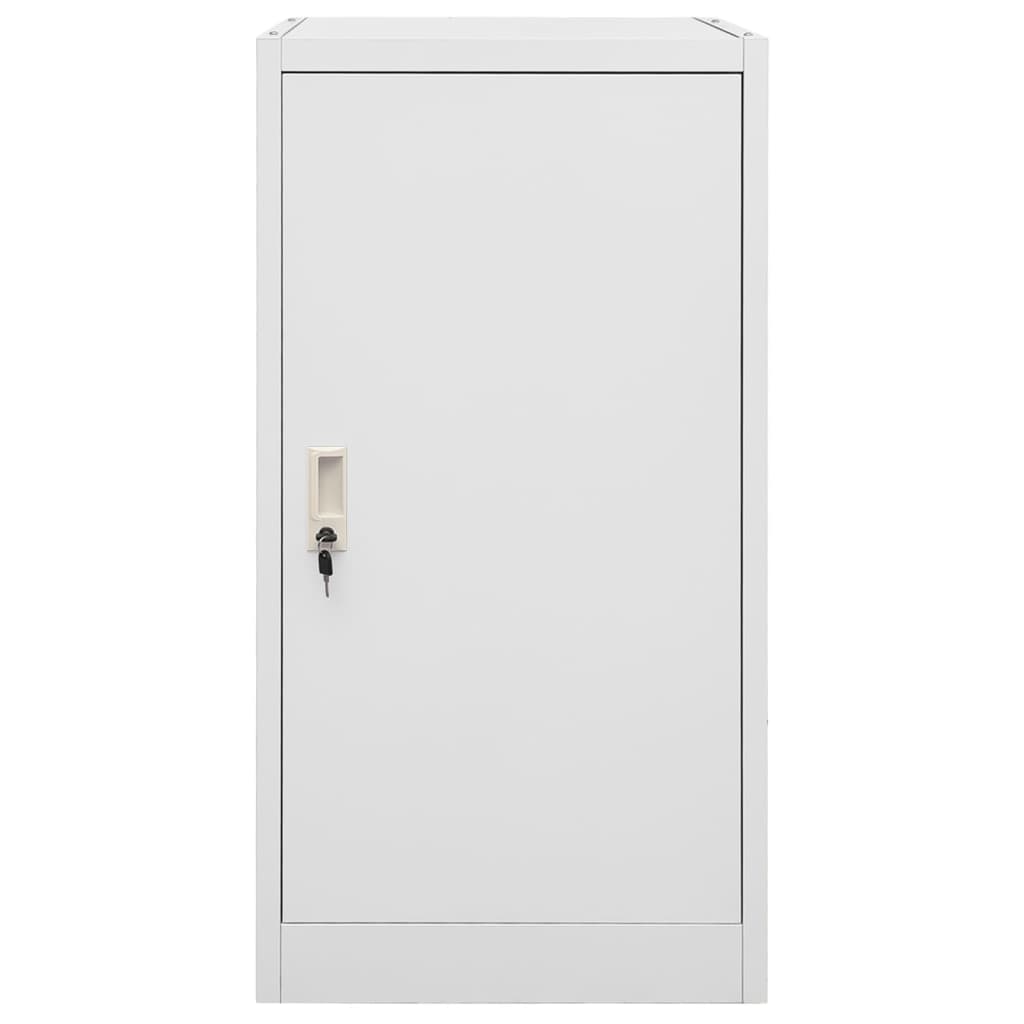 Armadio Porta Sella Grigio Chiaro 53x53x105 cm in Acciaio