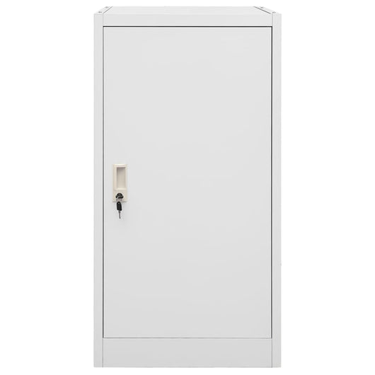 Armadio Porta Sella Grigio Chiaro 53x53x105 cm in Acciaio 339604