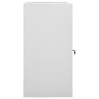 Armadio Porta Sella Grigio Chiaro 53x53x105 cm in Acciaio