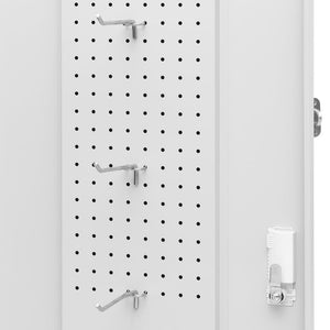 Armadio Porta Sella Grigio Chiaro 53x53x105 cm in Acciaio 339604