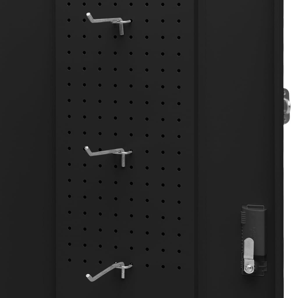 Armadio Porta Sella Nero 53x53x105 cm in Acciaio   cod mxl 51471