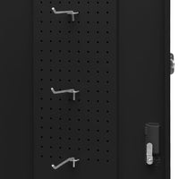 Armadio Porta Sella Nero 53x53x105 cm in Acciaio   cod mxl 51471