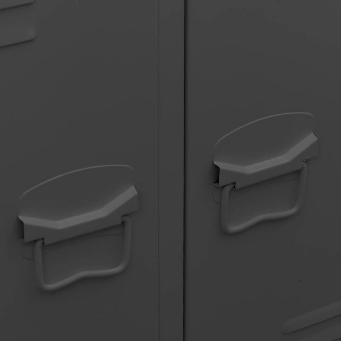 Armadio Industriale Antracite 67x35x107 cm in Acciaio 339612