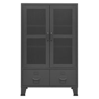 Classificatore Industriale Antracite 70x40x115 cm in Metallo cod mxl 50408