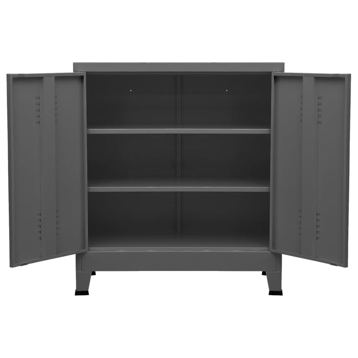 Classificatore Industriale Antracite 90x40x100 cm in Acciaio 339625