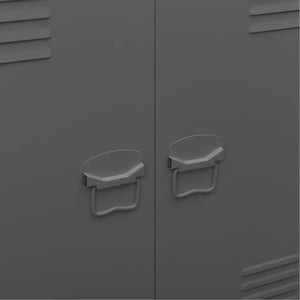 Classificatore Industriale Antracite 90x40x100 cm in Acciaio 339625