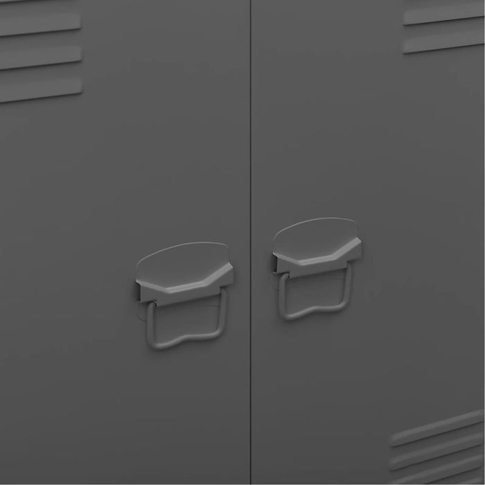 Classificatore Industriale Antracite 90x40x100 cm in Acciaio 339625