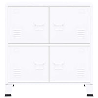 Armadio Classificatore Industriale Bianco 75x40x80 cm Acciaio cod mxl 46170
