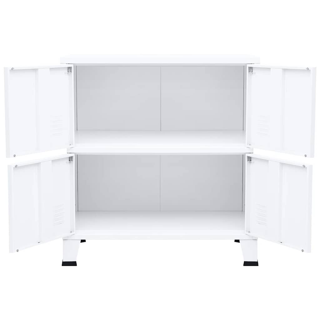 Armadio Classificatore Industriale Bianco 75x40x80 cm Acciaio cod mxl 46170