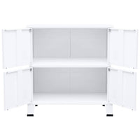 Armadio Classificatore Industriale Bianco 75x40x80 cm Acciaio cod mxl 46170