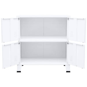 Armadio Classificatore Industriale Bianco 75x40x80 cm Acciaio cod mxl 46170