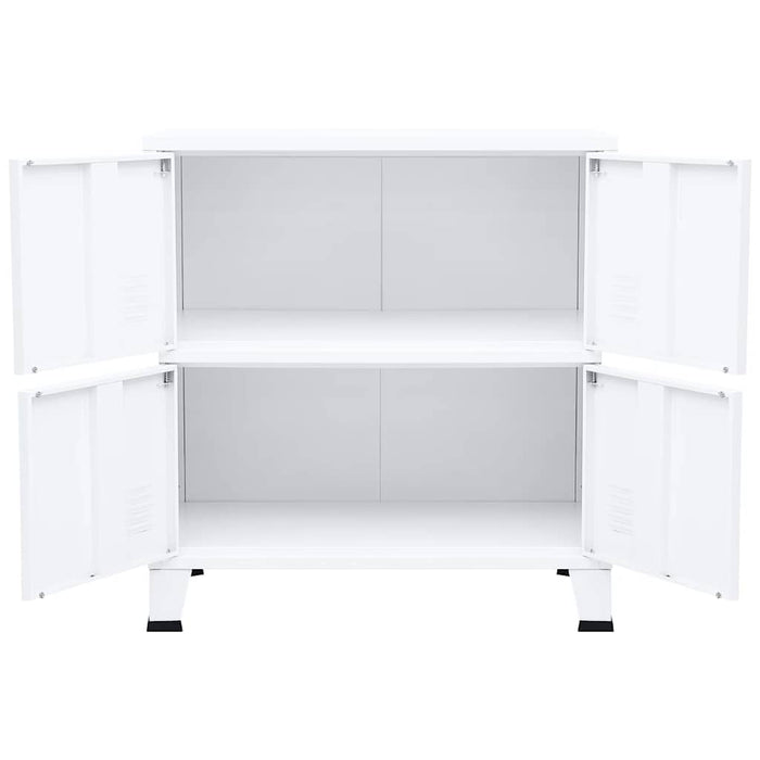 Armadio Classificatore Industriale Bianco 75x40x80 cm Acciaio cod mxl 46170