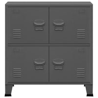 Classificatore Industriale Antracite 75x40x80 cm in Acciaio cod mxl 43468