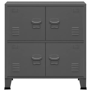 Classificatore Industriale Antracite 75x40x80 cm in Acciaio cod mxl 43468