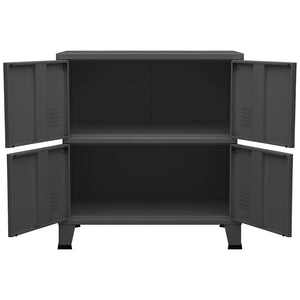 Classificatore Industriale Antracite 75x40x80 cm in Acciaio cod mxl 43468