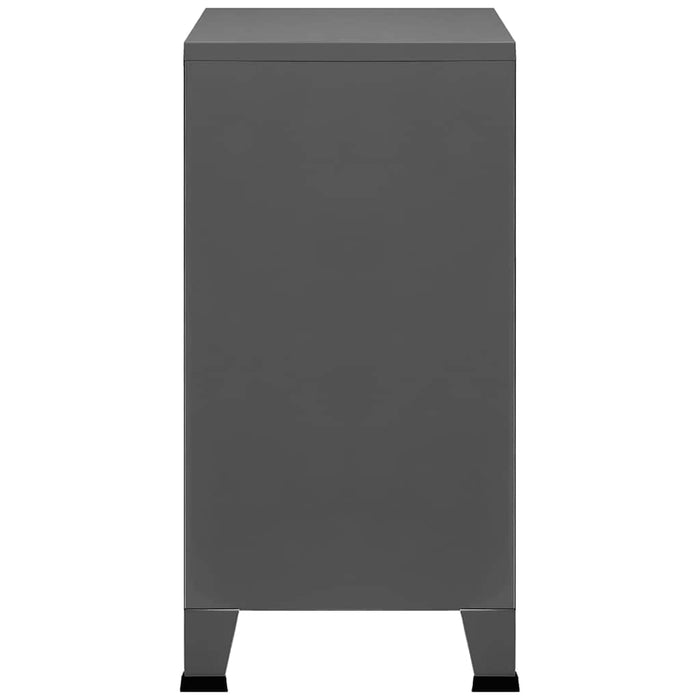 Classificatore Industriale Antracite 75x40x80 cm in Acciaio cod mxl 43468