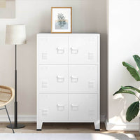 Armadio Classificatore Industriale Bianco 75x40x115 cm Metallo cod mxl 46345