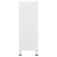 Armadio Classificatore Industriale Bianco 75x40x115 cm Metallo 339629