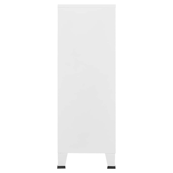 Armadio Classificatore Industriale Bianco 75x40x115 cm Metallo cod mxl 46345