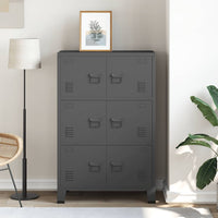 Classificatore Industriale Antracite 75x40x115 cm in Metallo 339630