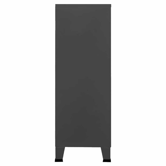 Classificatore Industriale Antracite 75x40x115 cm in Metallo cod mxl 53902