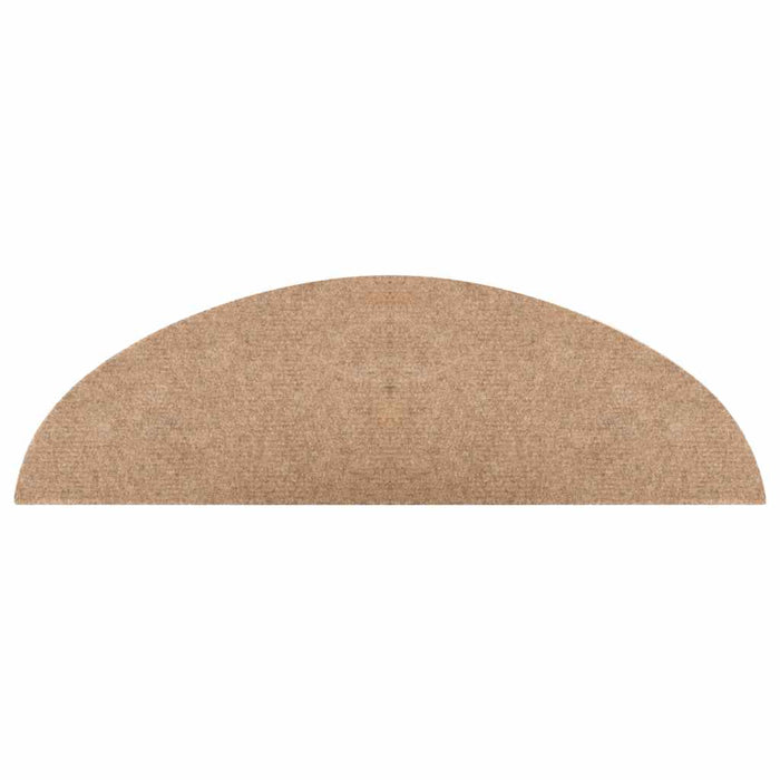 Tappeti Adesivi per Scale 15 pz 56x17x3 cm Beige 136388