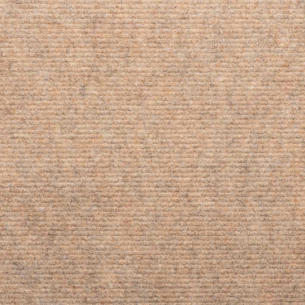 Tappeti Adesivi per Scale 15 pz 56x17x3 cm Beige 136388