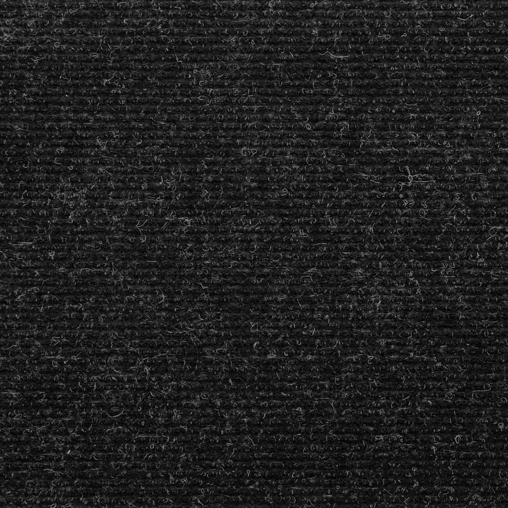 Tappeti Autoadesivi per Scale 15 pz 56x17x3 cm Antracite 136389