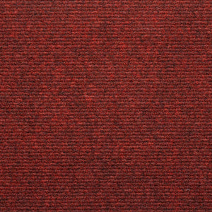 vidaXL Tappeti Adesivi per Scale 15 pz 56x17x3 cm Rossi