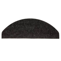 Tappetini Autoadesivi per Scale 15 pz 65x22,5x3,5 cm Antracite 136395