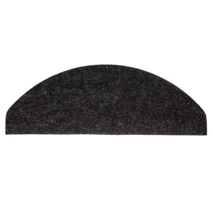 Tappetini Autoadesivi per Scale 15 pz 65x22,5x3,5 cm Antracite 136395