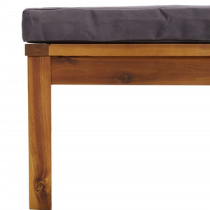 Set Divani da Giardino 3 pz con Cuscini in Massello di Acacia