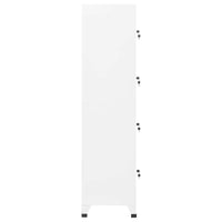 Armadietto con Serratura Bianco 38x45x180 cm in Acciaio cod mxl 53898