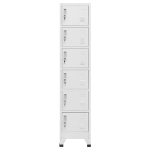 Armadietto con Serratura Grigio Chiaro 38x40x180 cm in Acciaiocod mxl 70568