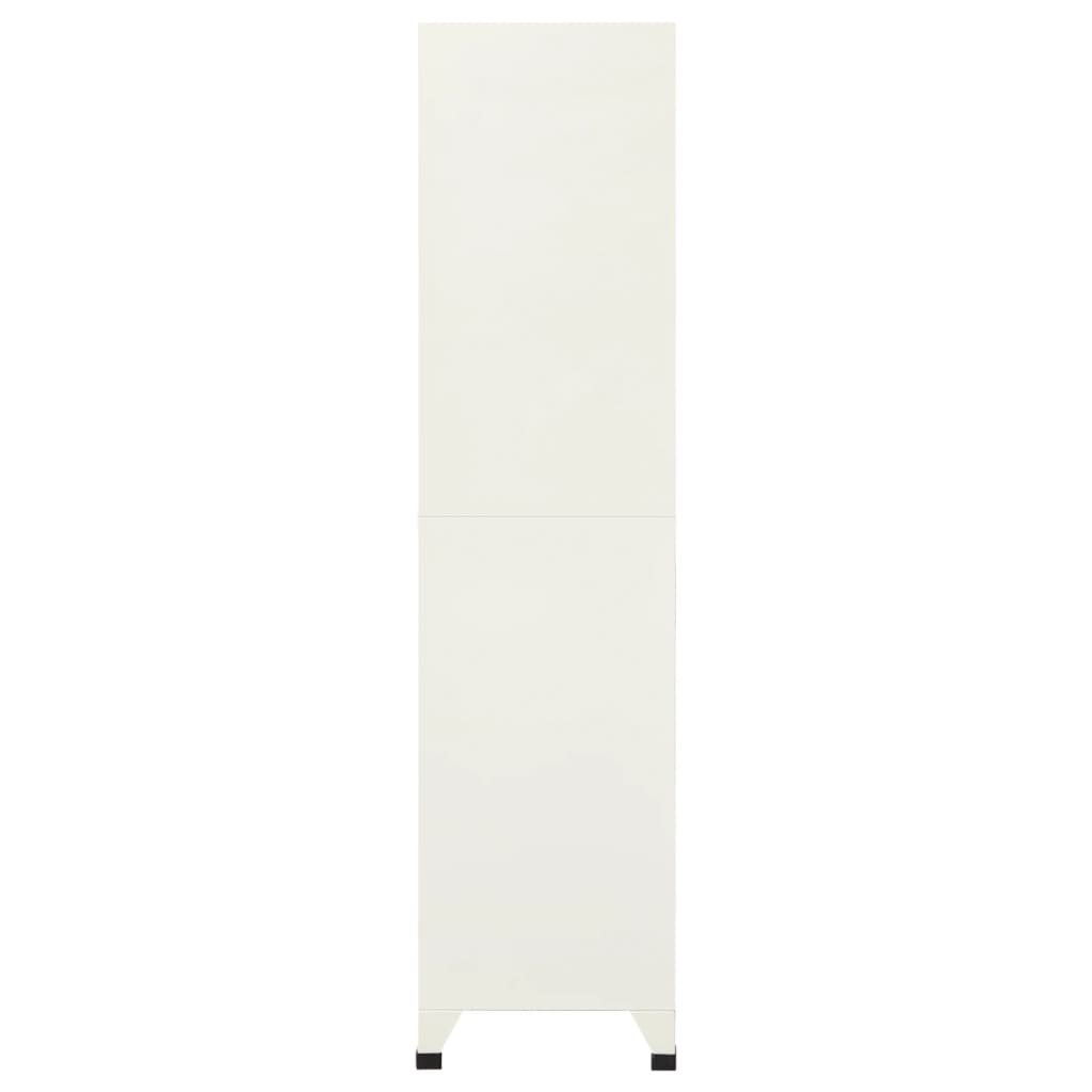 Armadietto con Serratura Grigio e Blu 90x45x180 cm in Acciaio 339802