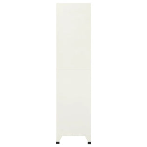 Armadietto con Serratura Grigio e Blu 90x45x180 cm in Acciaio 339802